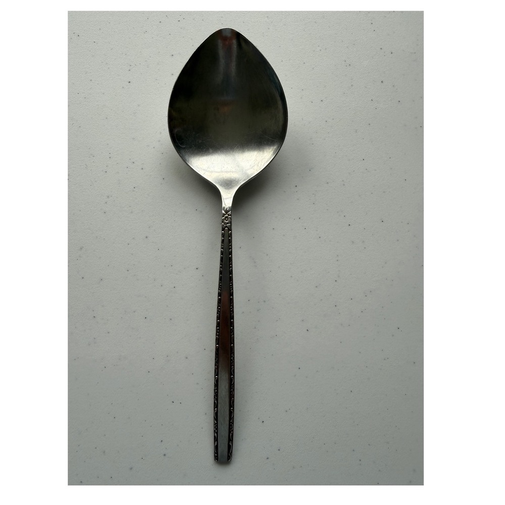 Vintage Oneida Community Stainless Via Roma Serving Spoon